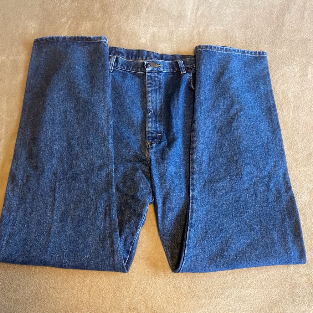 Men’s Wrangler Denim Blue Jeans 40x36